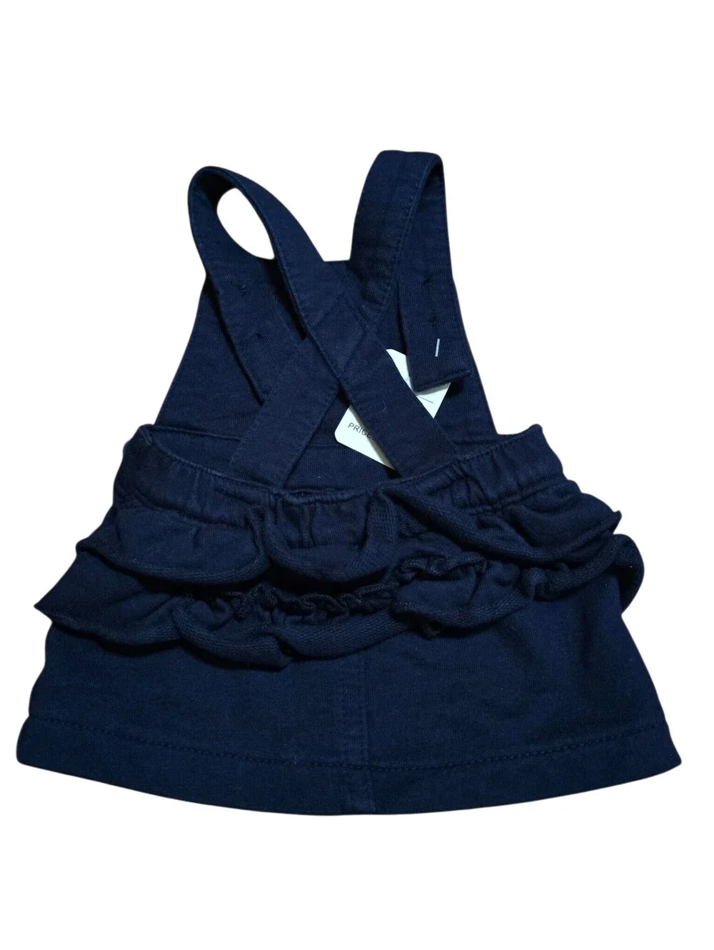 Carter’s Baby Thanksgiving Turkey Ruffle Overall Dress Navy Blue Newborn